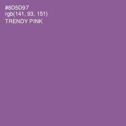 #8D5D97 - Trendy Pink Color Image